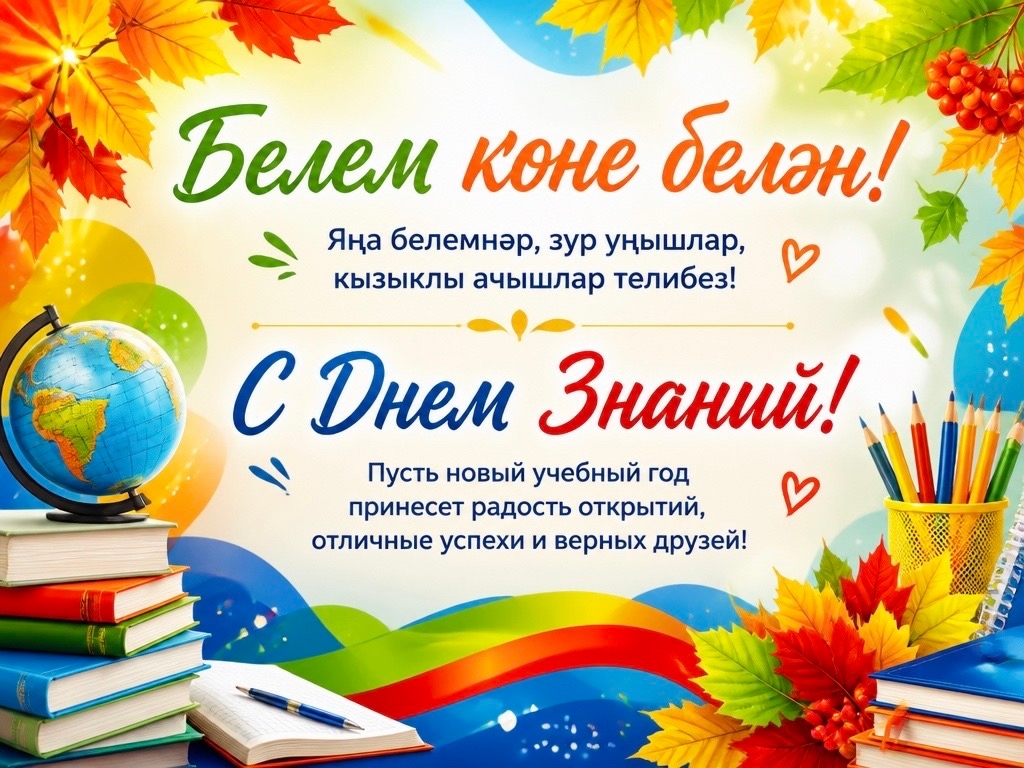 ПОЗДРАВЛЕНИЕ С ДНЁМ ЗНАНИЙ