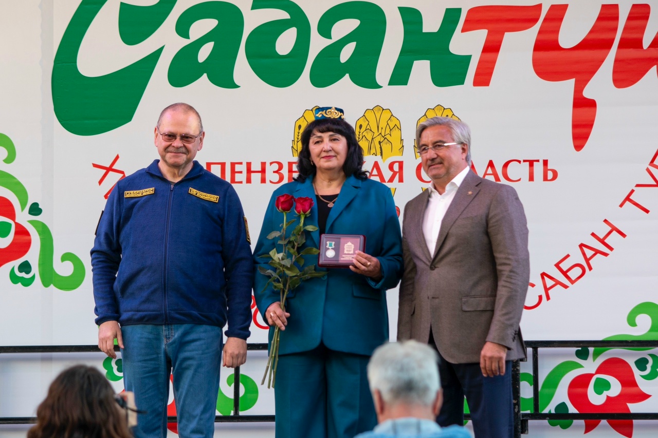 Награждение в рамках первого дня XVI Всероссийского сельского Сабантуя