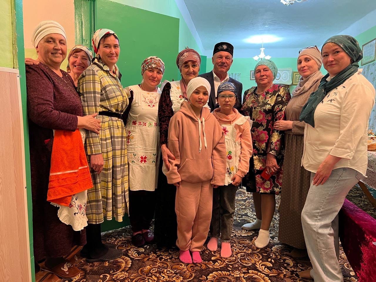 В селе Кутеевка в Белинском районе, в старинной мечети Закир муллы прошёл ифтар